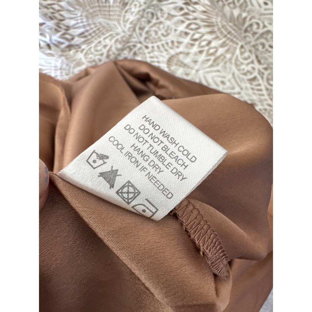 Lovers + Friends Under the Stars Midi Dress Color: Dark Nude Size Small - Picture 10 of 11